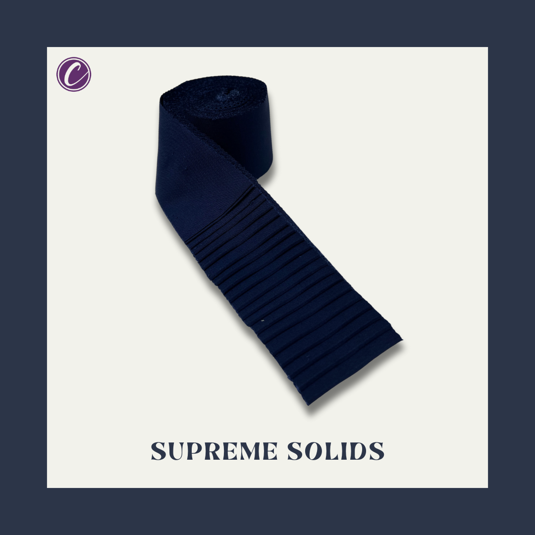 Blue Supreme Solids - 2.5" Roll - Navy (20 cuts)