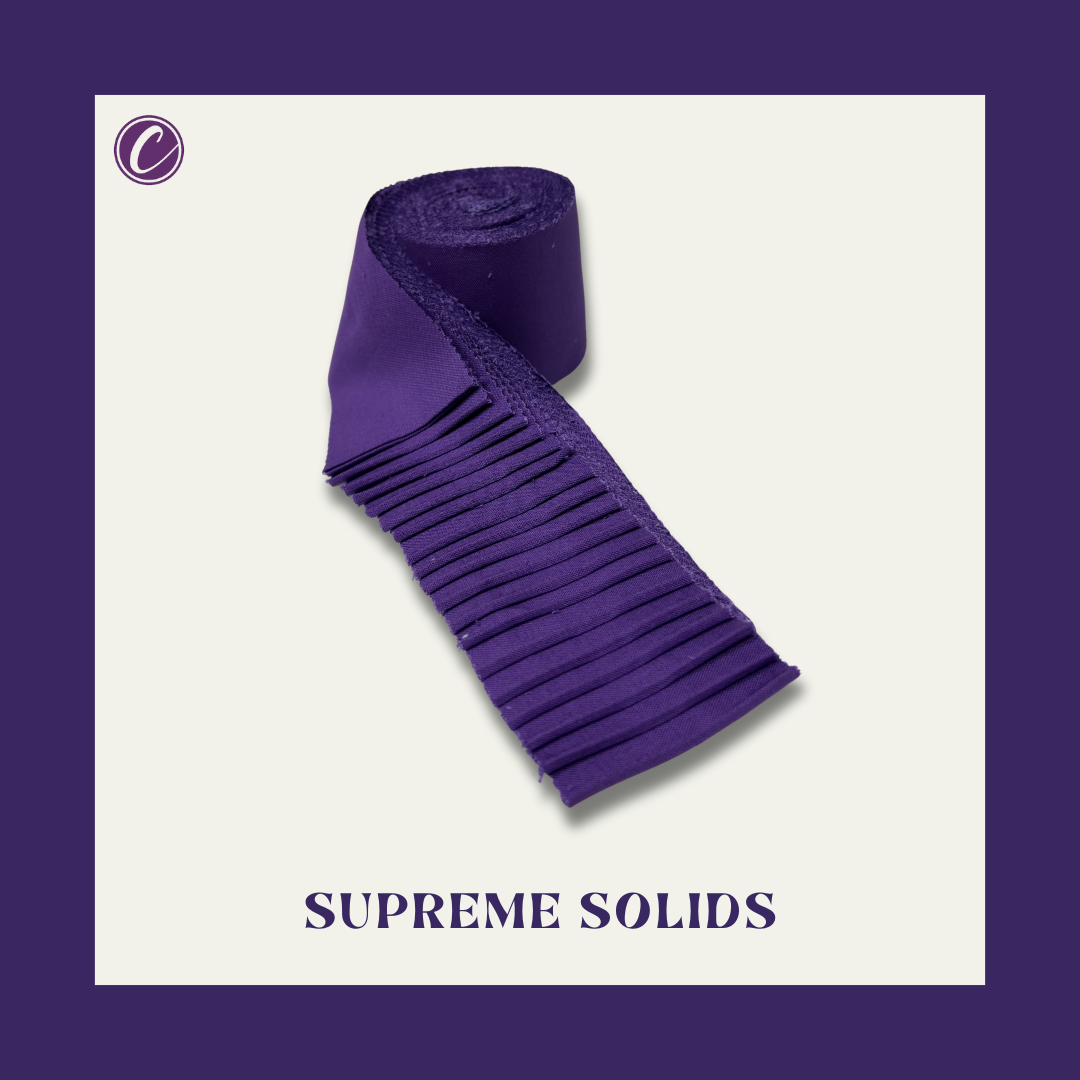 Purple Supreme Solids - 2.5" Roll - Deep Lavender (20 cuts)
