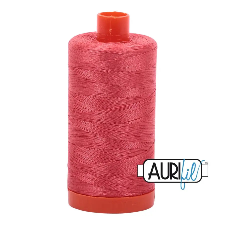 5002 Medium Red Aurifil Cotton 50wt