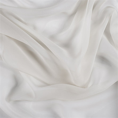 Runway Silks Pale Sage Wide Silk Chiffon Fabric - Reorderable
