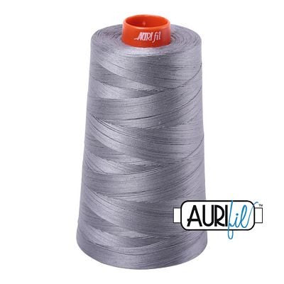 Aurifil 2605 Grey 50wt cotton thread 5900m cone