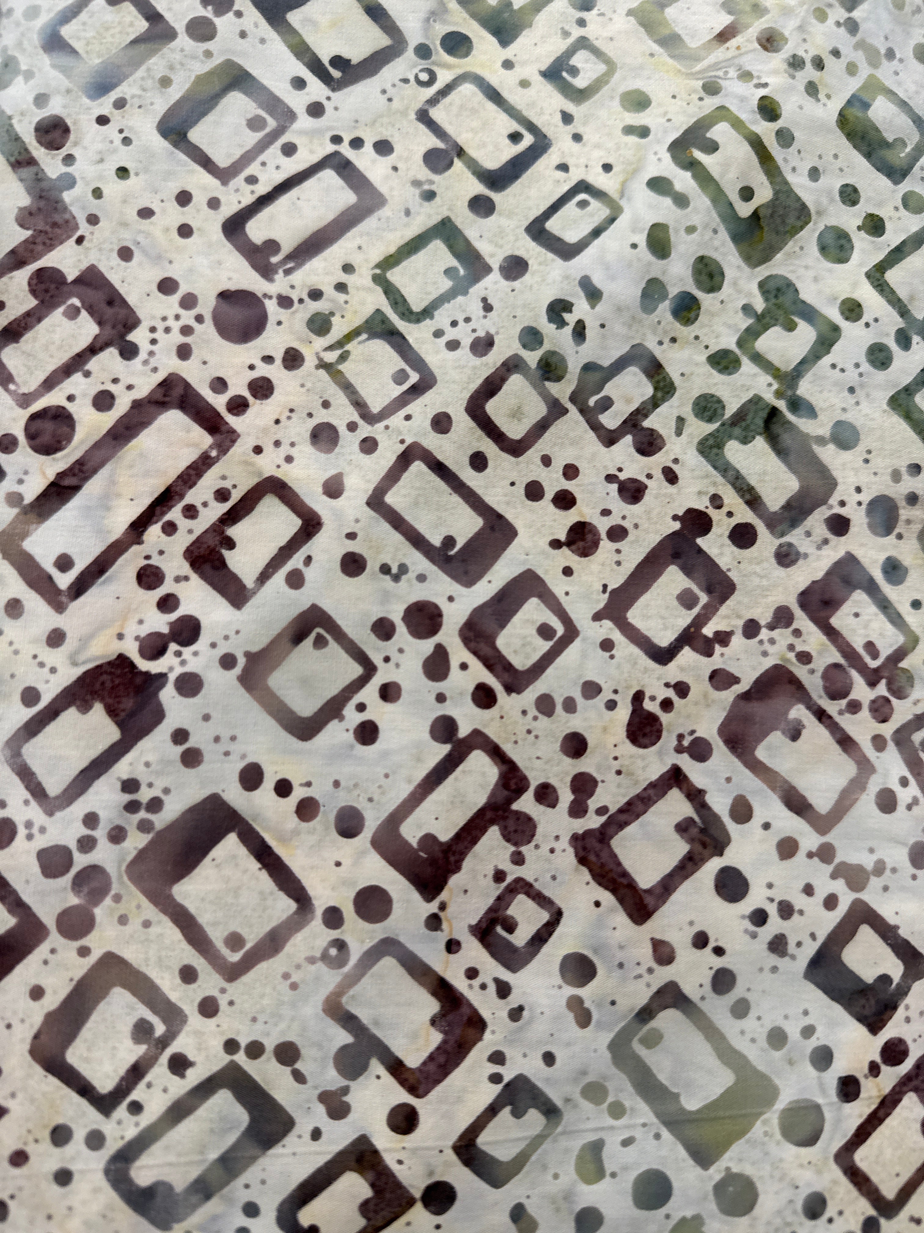 Quilting is my Voice Ivory Angled Mod Grape geometric quilting fabric by Blank Quilting