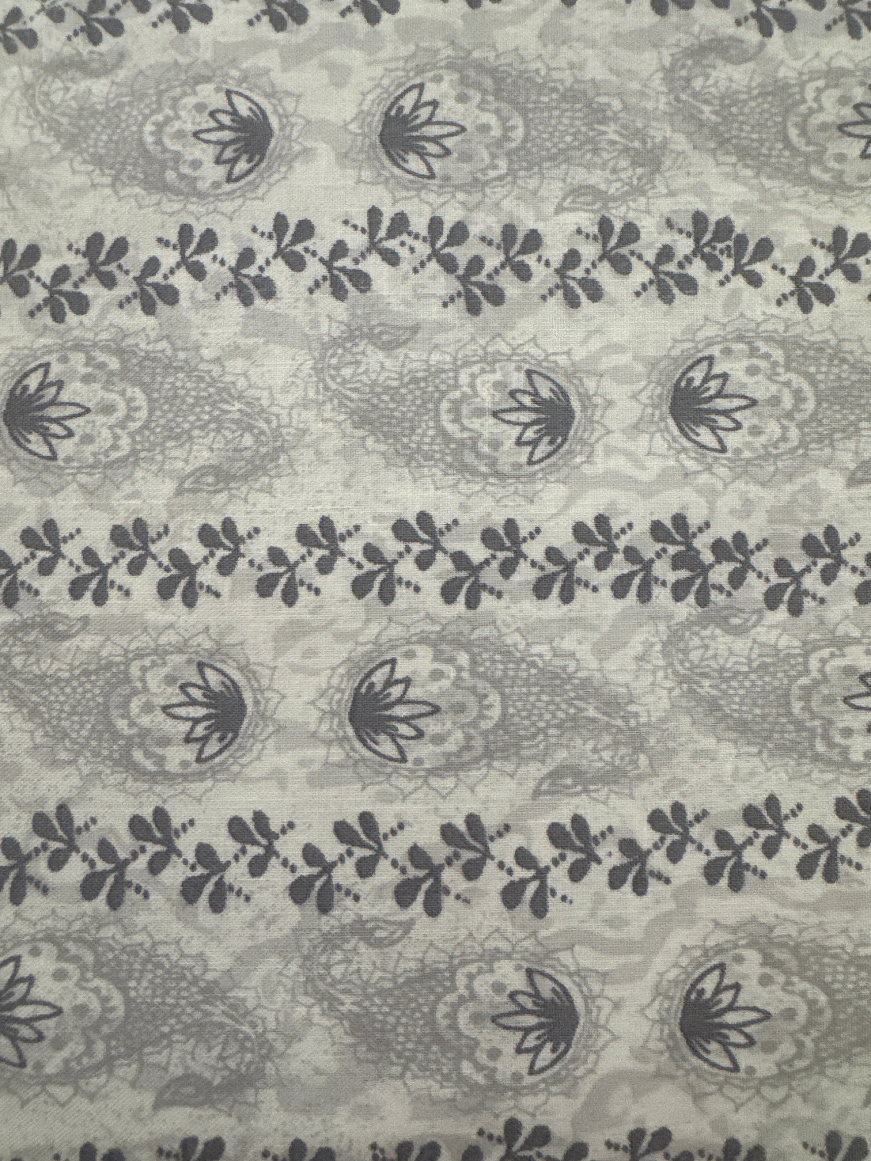 Our House Grey Ash Stripe quilting fabric by Windham Fabrics
