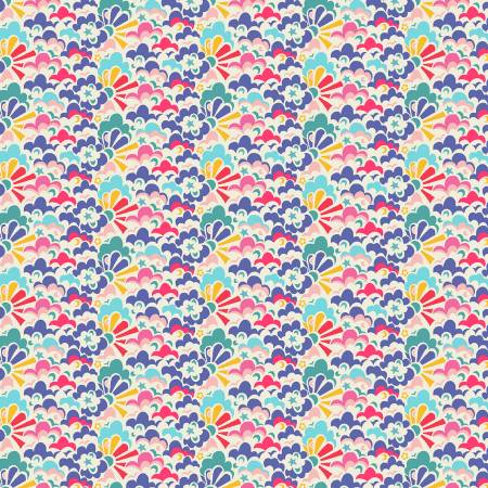 Windham Eden cloud puff quilting cotton fabric in Cream