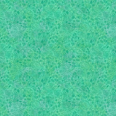 Windham Goodness Gracious foraging quilting cotton fabric in Teal