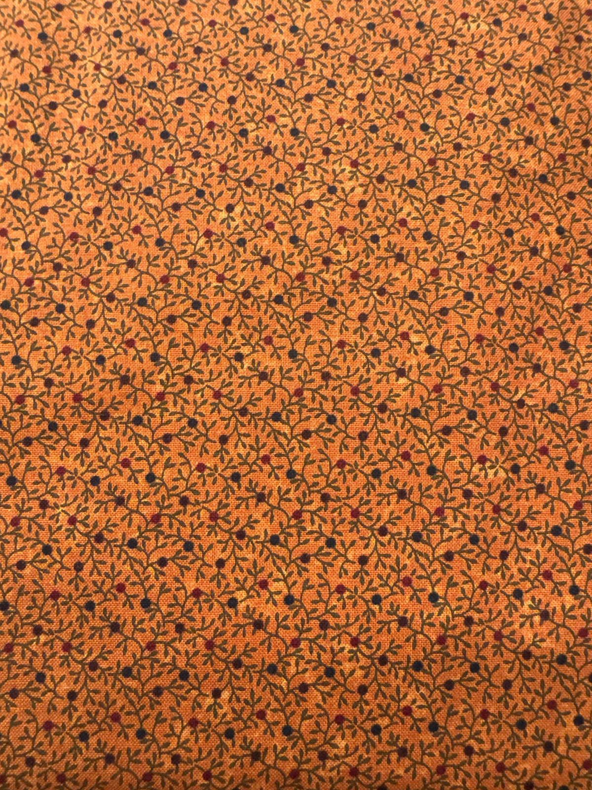 Hope Blooms Orange floral quilting fabric by Moda
