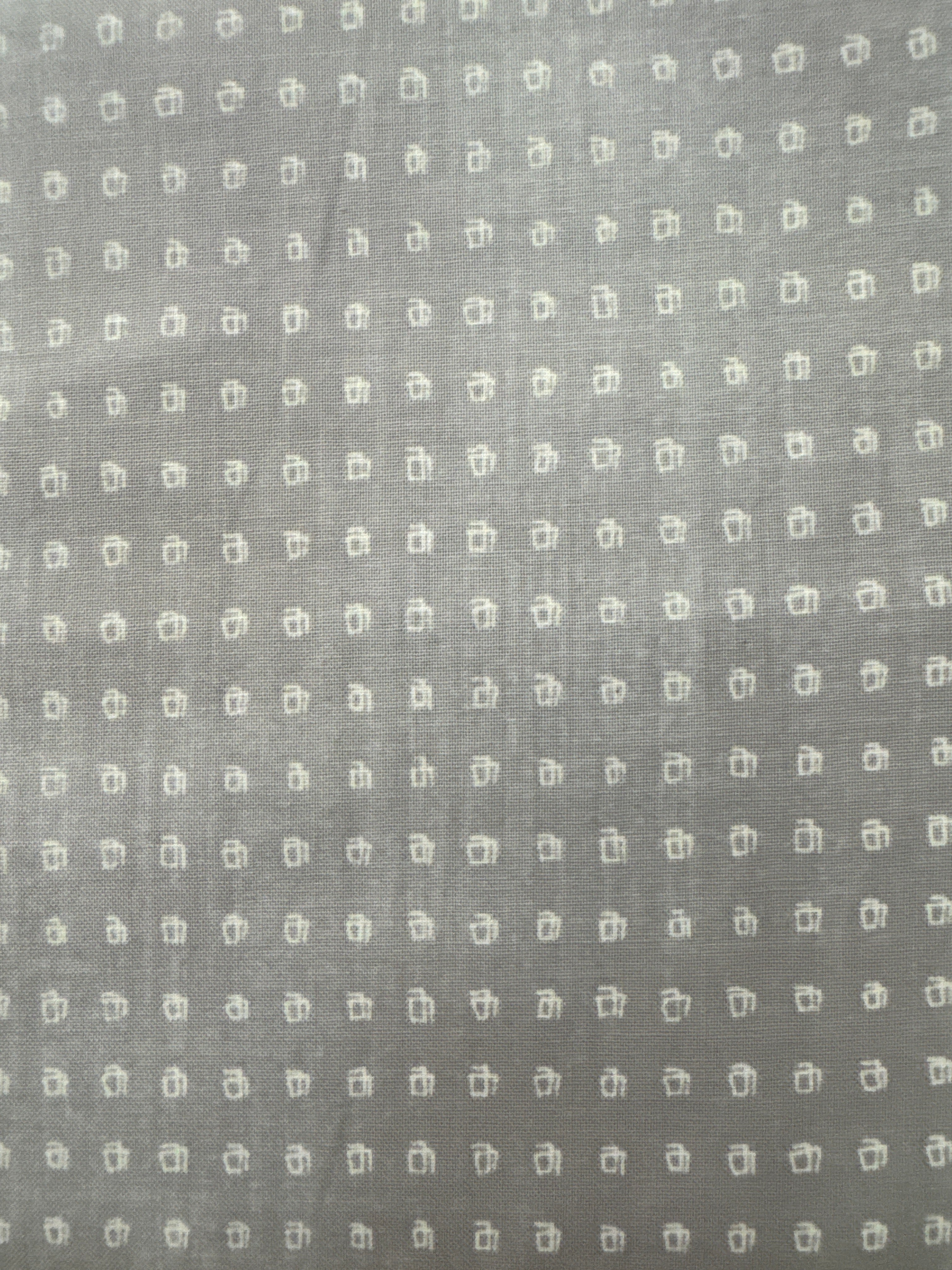 Astra Symbols Light Grey novelty quilting fabric by Moda