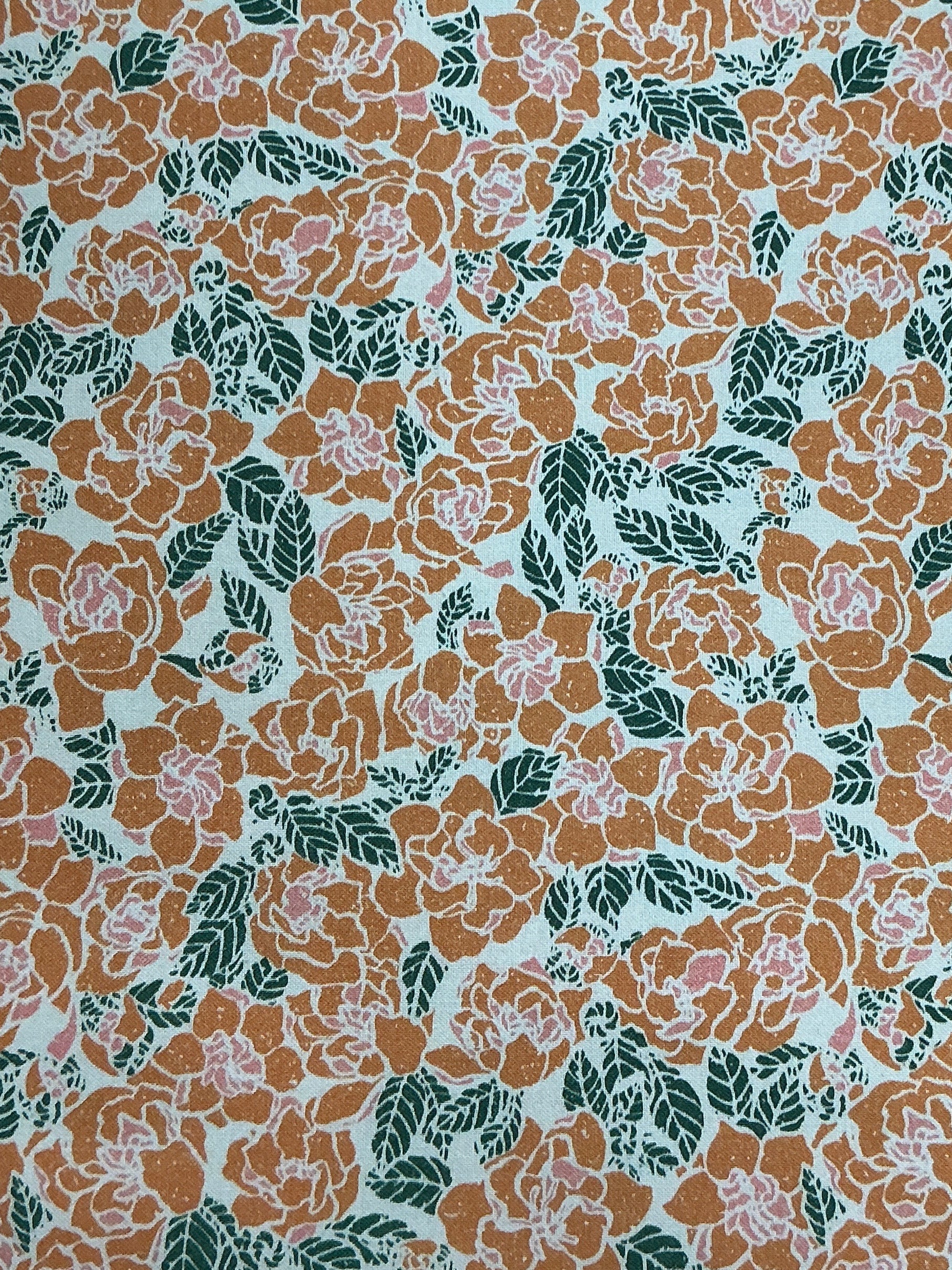 La Luna garden floral quilting fabric