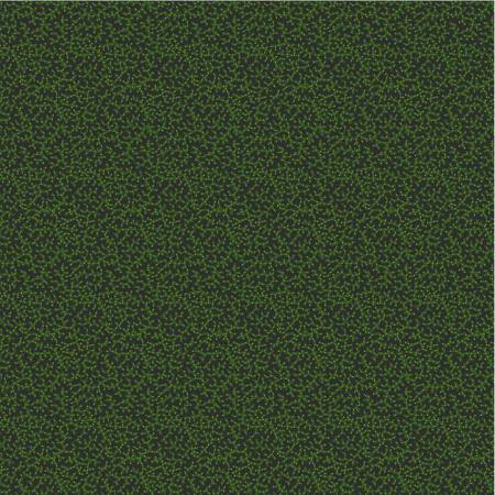 Windham Circa Poison Green labyrinth quilting cotton fabric in Soot