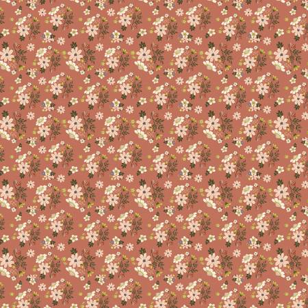 Windham Under The Canopy Posies Terra quilting fabric
