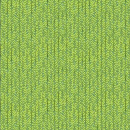 Windham King Of The Jungle Climbing Vine quilting fabric in Bright Leaf