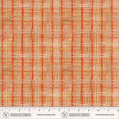 Porch Screen Plaid Sweet Melon Cotton 43/44 Fabric Per Yard