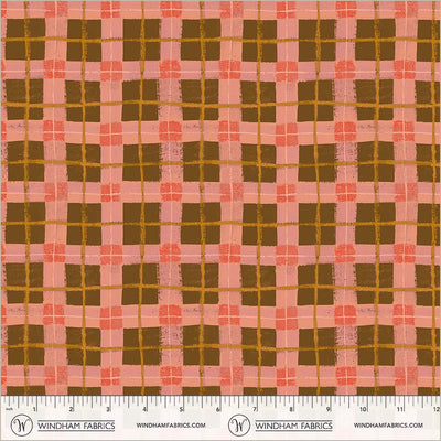 Dream Linoleum Plaid 43”/44” Fabric Per Yard