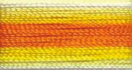 55 Floriani Thread 40 weight 1000M - VARITHREAD YELLOW ORANGE STRPE - Linda's Electric Quilters