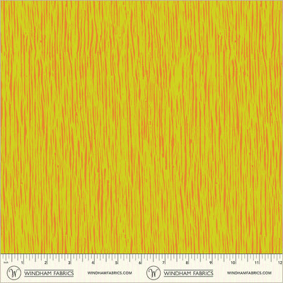 Winding Road Grasses Green Cotton 44"/45" Fabric Per Yard