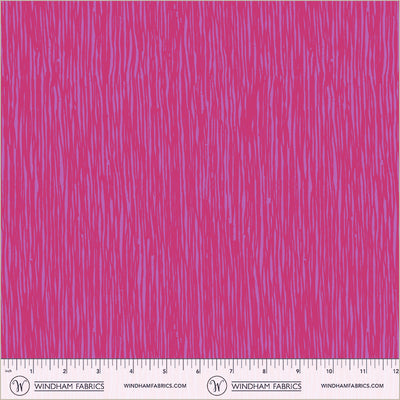 Winding Road Grasses Magenta Cotton 44"/45" Fabric Per Yard