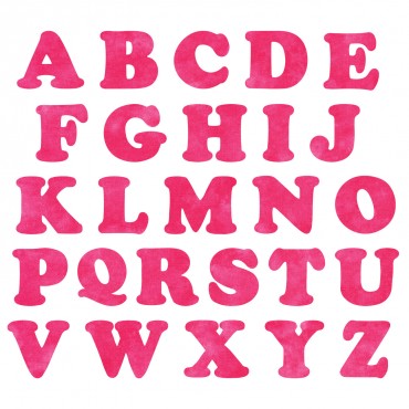 AccuQuilt GO! Carefree alphabet die set