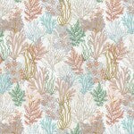 Deep Blue Foam Garden Reef novelty quilting fabric by Windham Fabrics