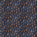 Deep Blue Seahorses novelty quilting fabric by Windham Fabrics