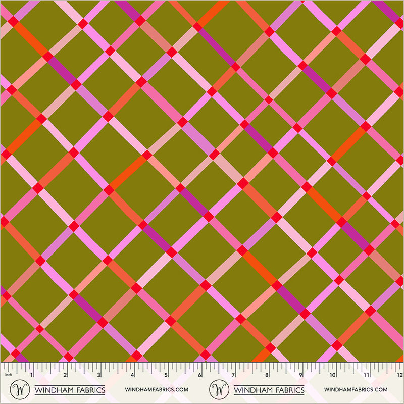 Happy Place Crossing Martini Cotton 44"/45" Fabric Per Yard