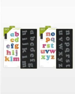AccuQuilt GO! Carefree alphabet lowercase die set
