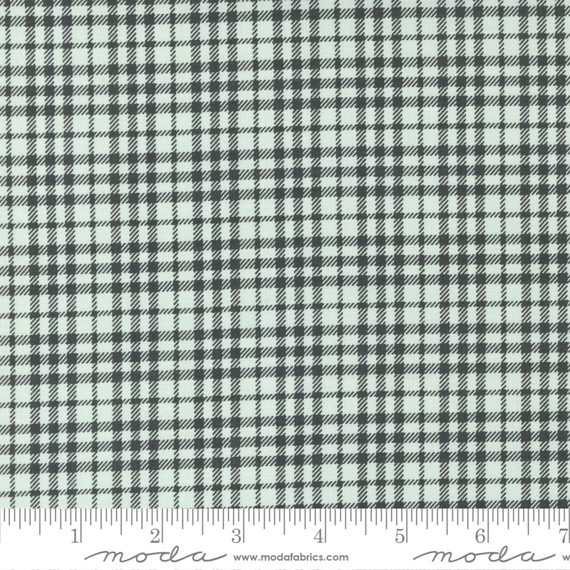 Main Street Picnic Plaid Sky Cotton 44"/45" Fabric Per Yard