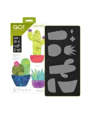AccuQuilt GO! Cactus Medley fabric cutting die 55687