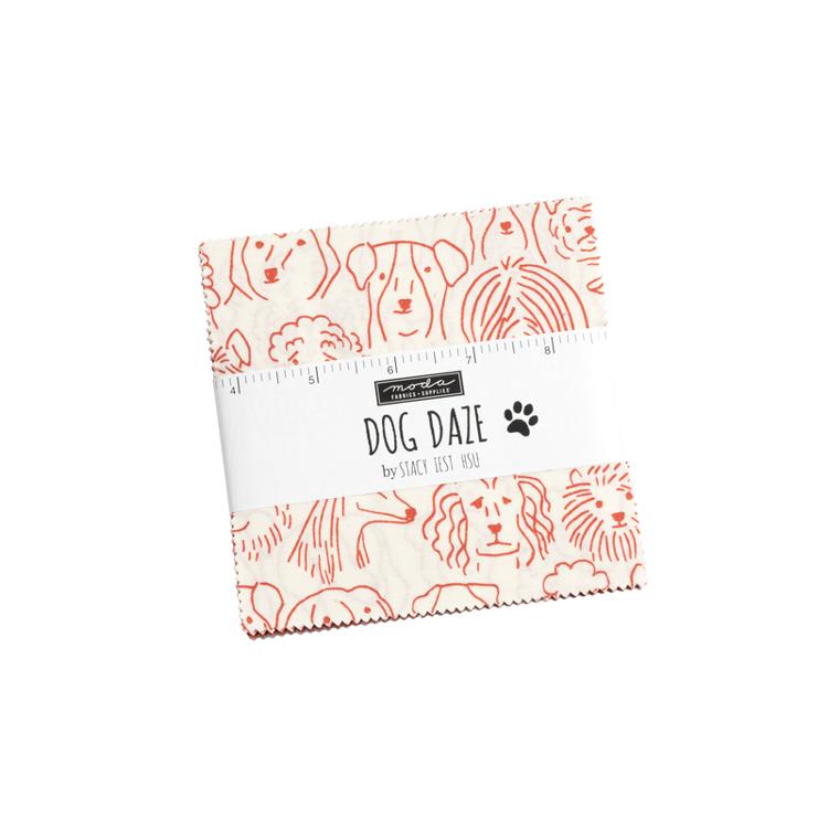 Moda Dog Daze charm pack of 42 five inch squares
