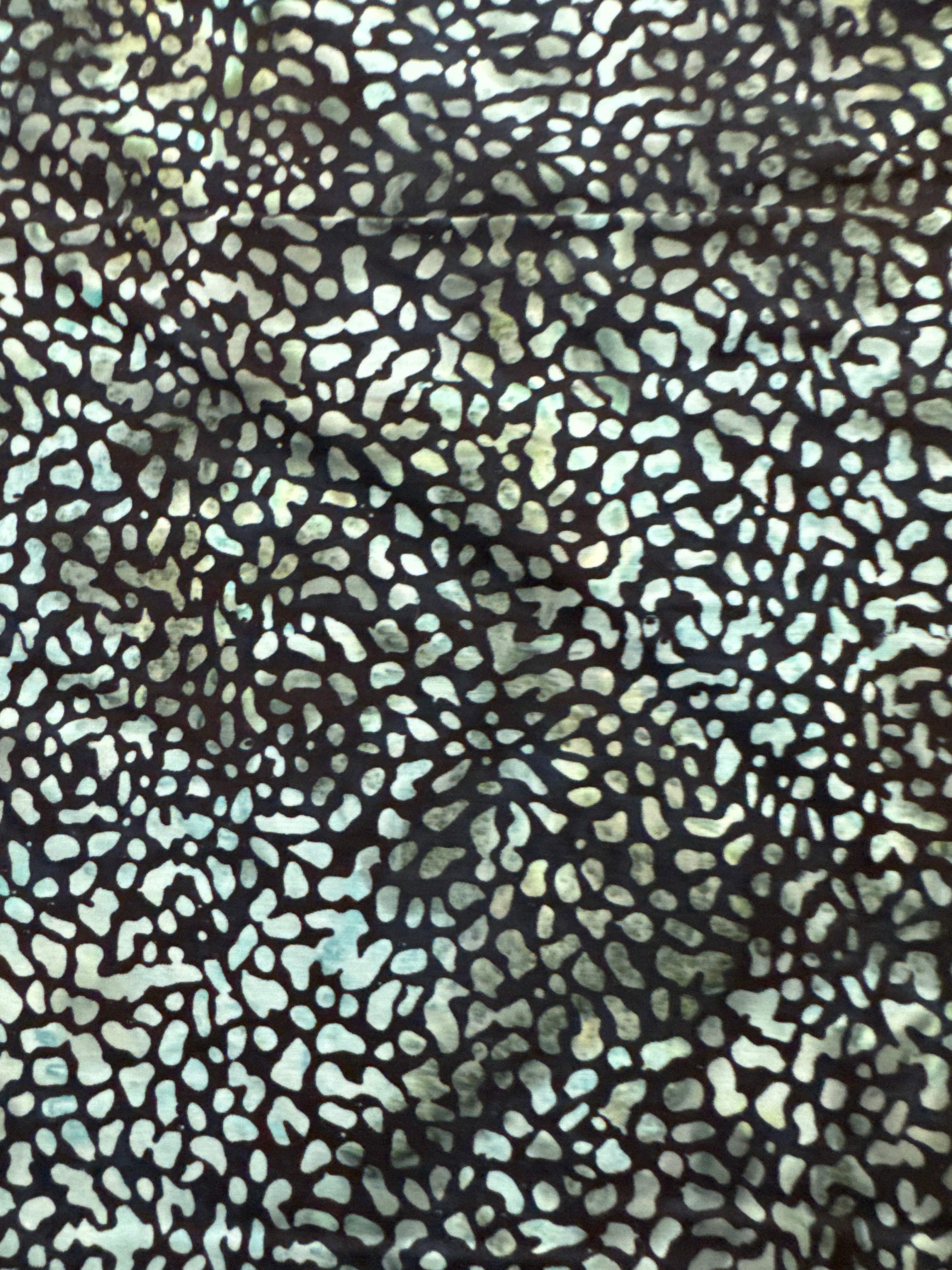 Organic Floor River blue blender quilting fabric by Hoffman Fabrics