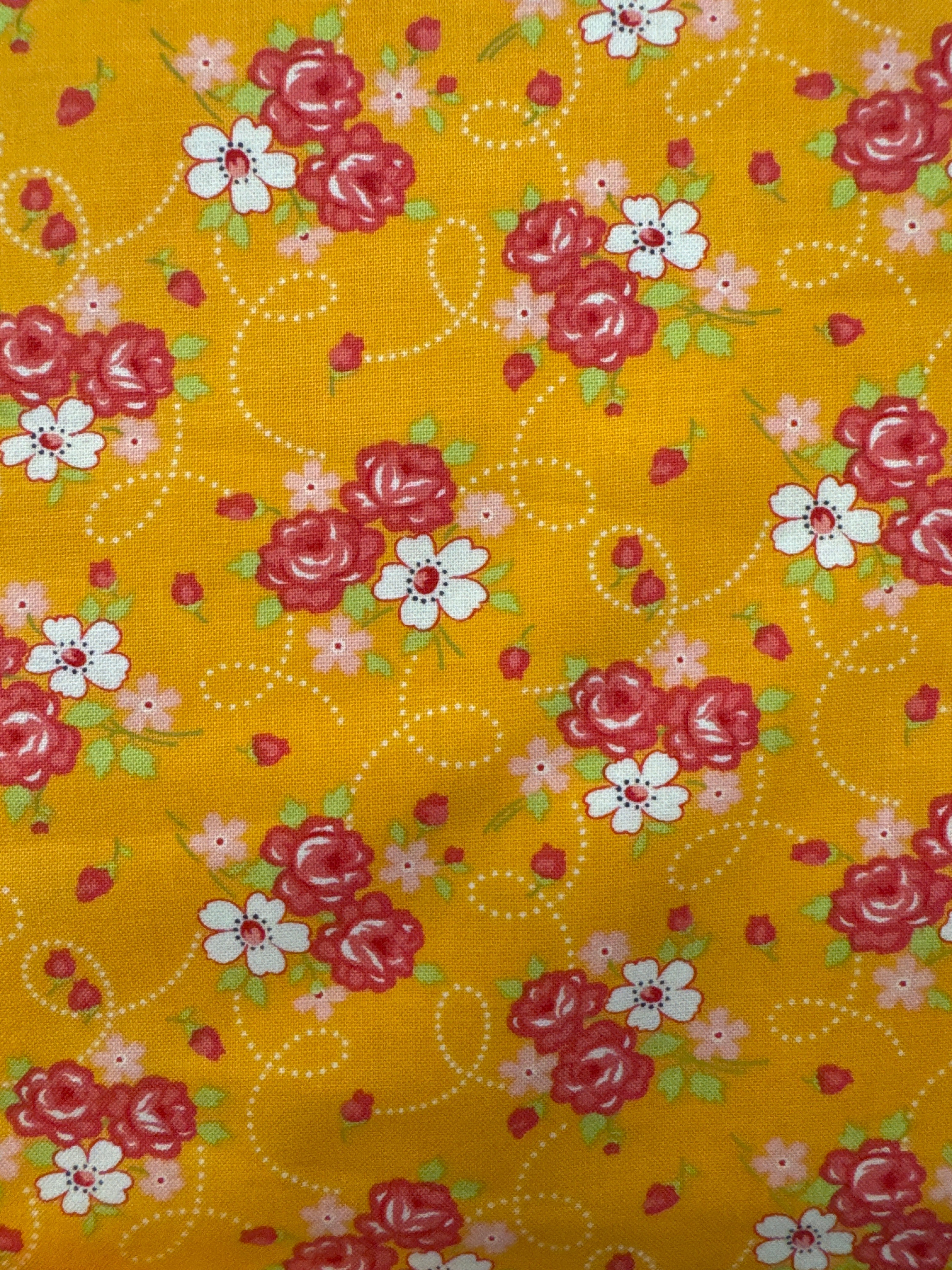 One Fine Day Orange blender quilting fabric by Moda