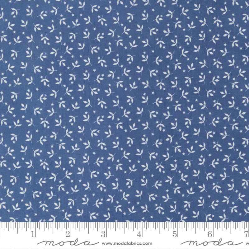 Moda Sunrise Side quilting cotton fabric in Blue