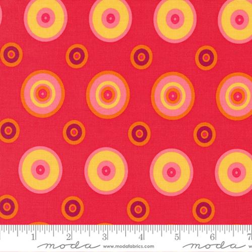 Creativity Roars Geranium 44"/45" Fabric Per Yard