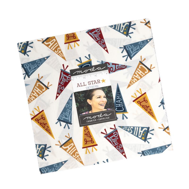 Moda All Star layer cake of 42 ten inch squares