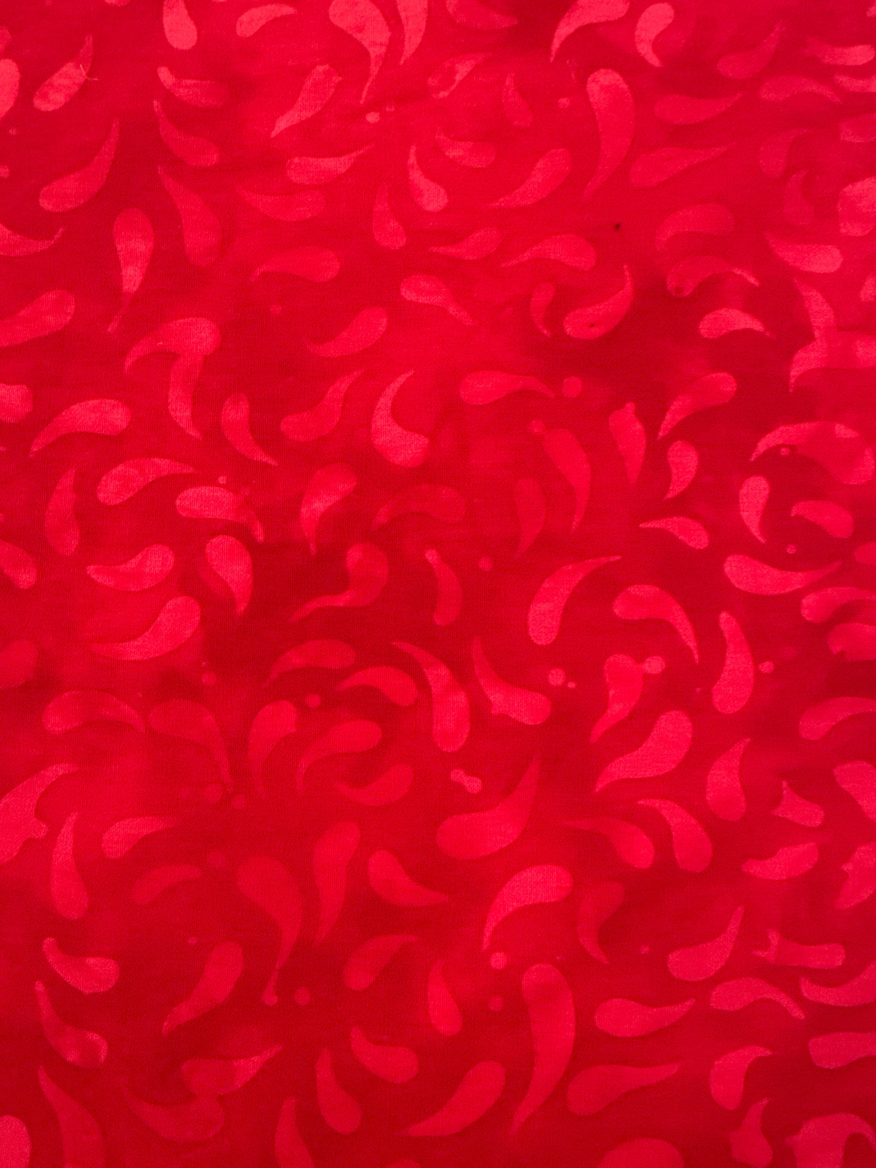 Drip Toss Red blender quilting fabric