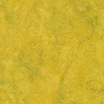 Island Batik The Orchard medallion with dot print in chameleon