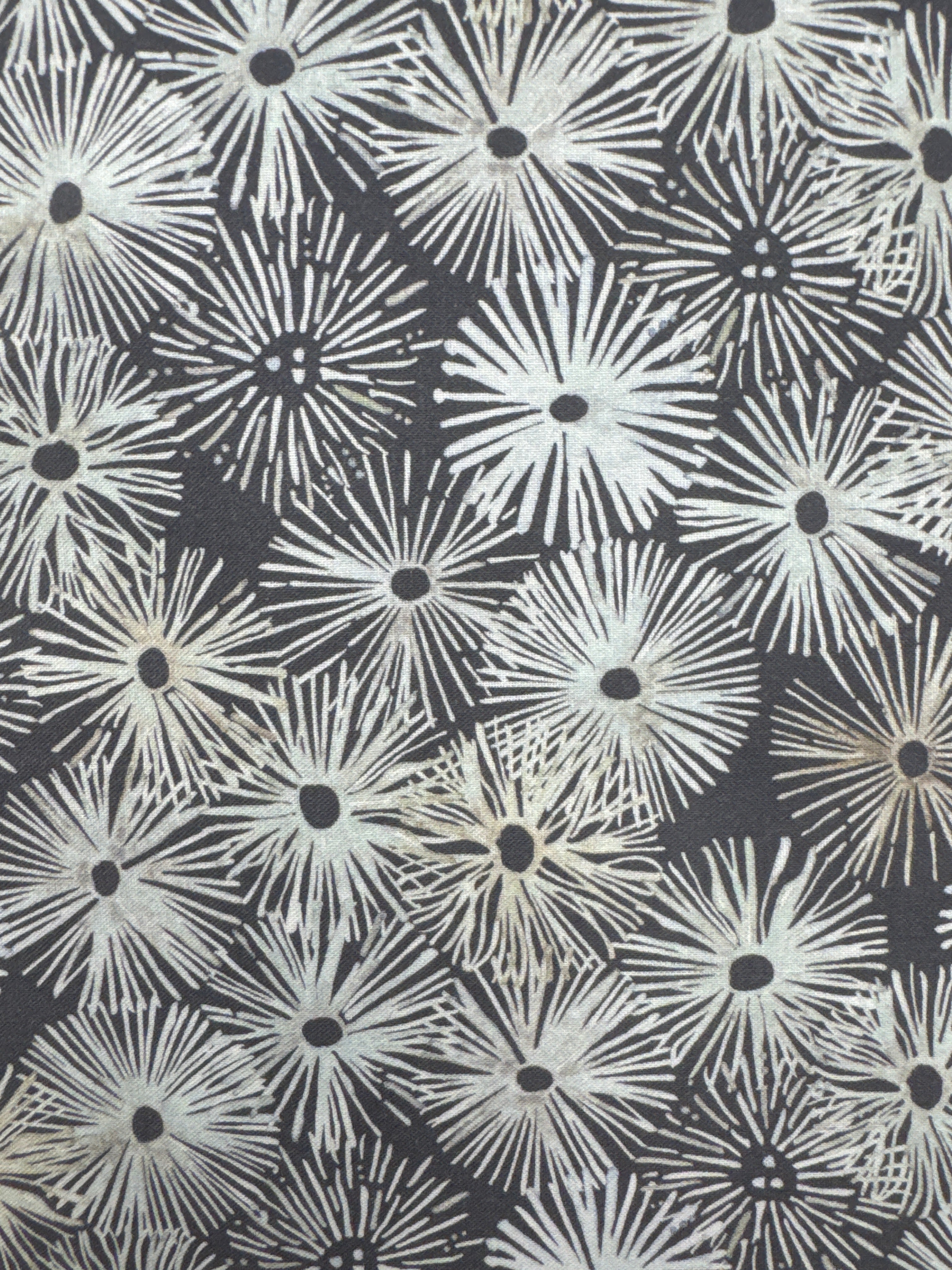 Shell Rummel Storm Grey blender quilting fabric by Free Spirit