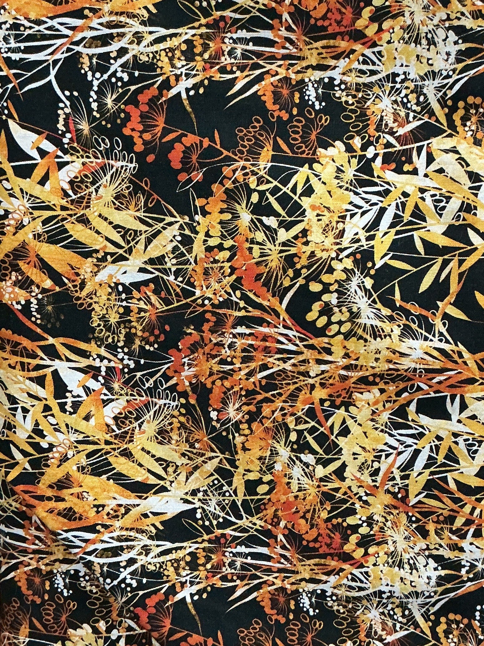 Reflections of Autumn novelty quilting fabric by In The Beginning Fabrics