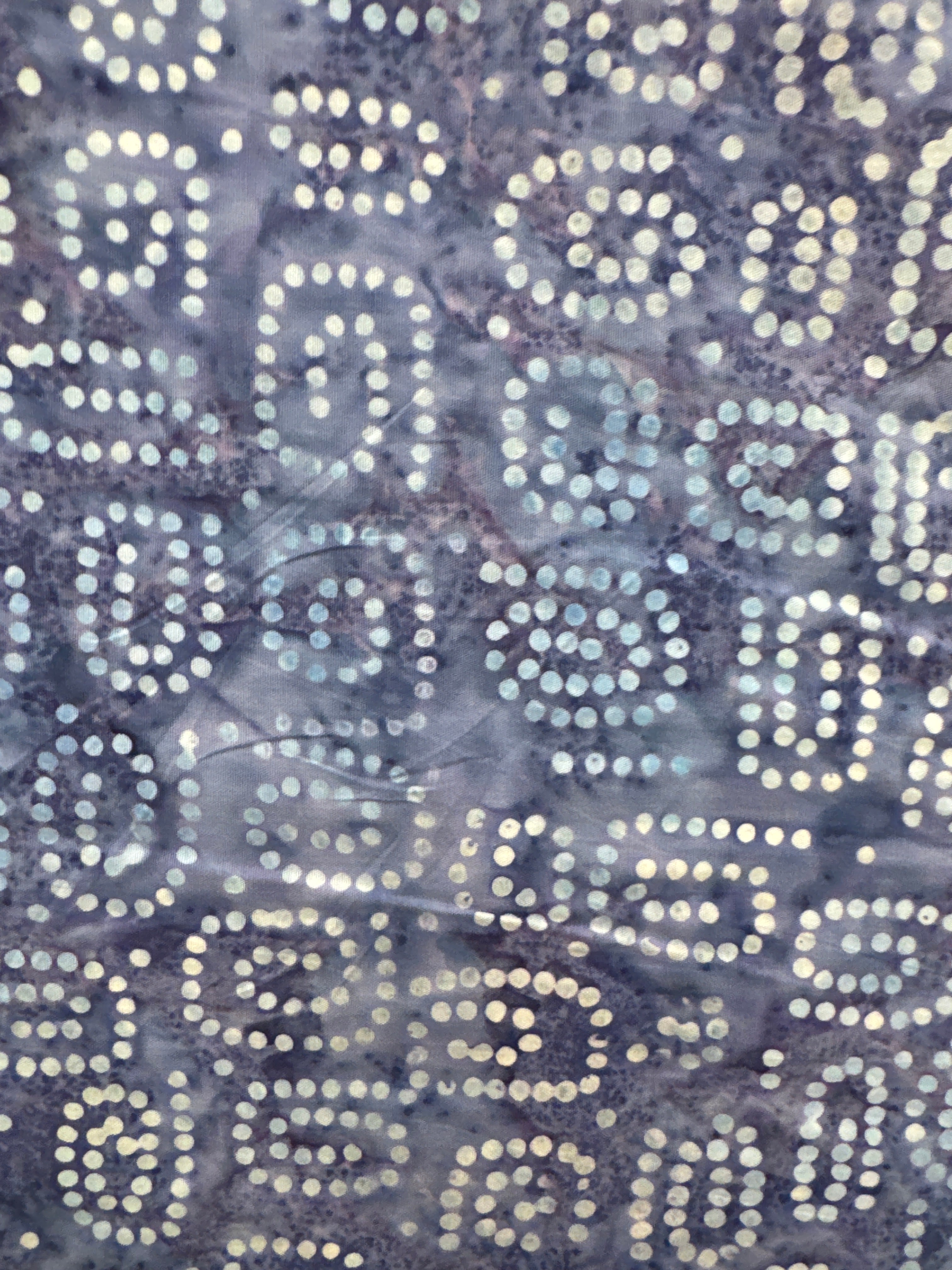 Wilmington Dotted Swirls on Periwinkle quilting fabric