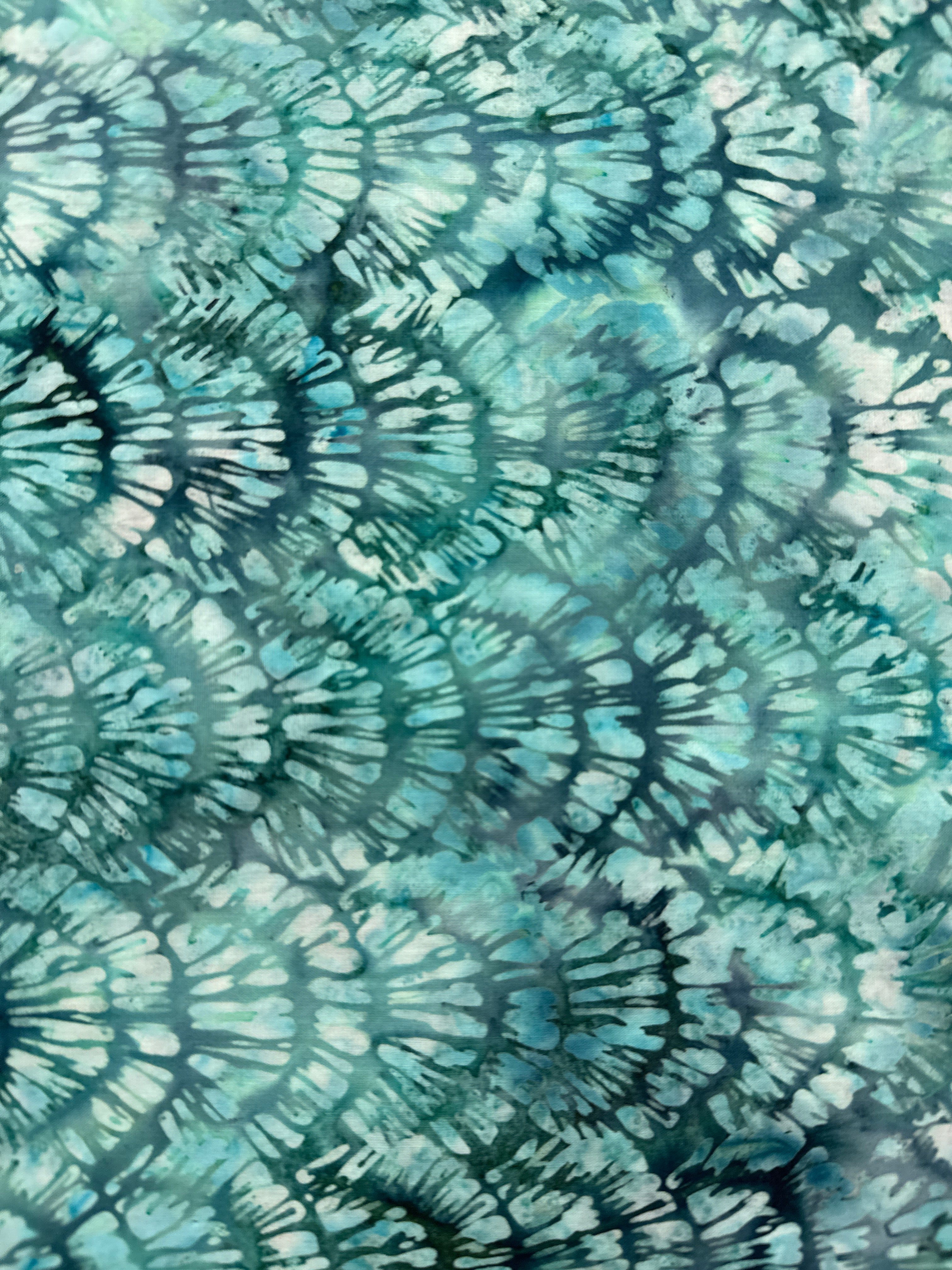 Seafoam Shell Design ocean quilting fabric by Hoffman Fabrics