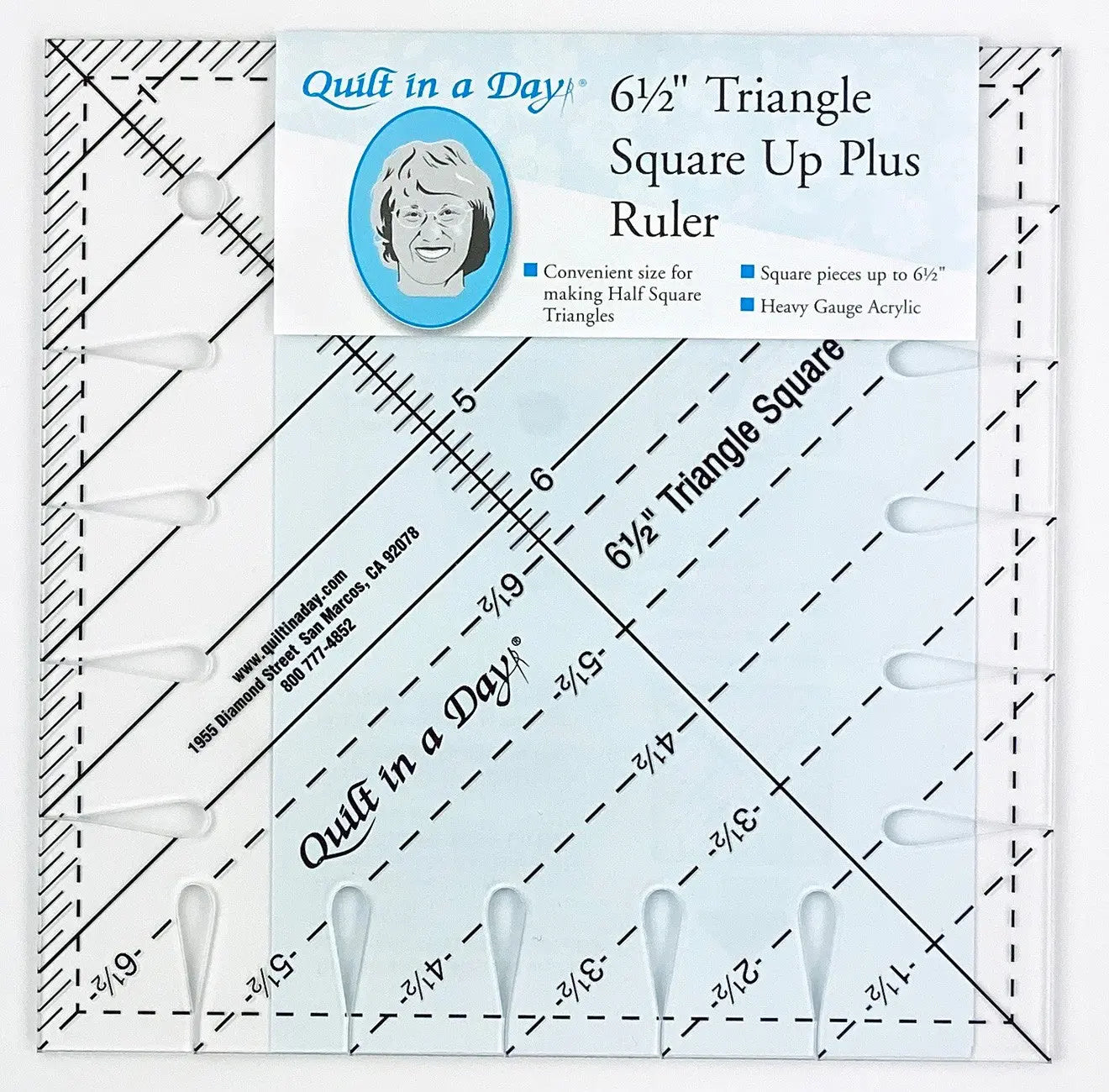 6 1/2 Triangle Square Up PLUS - Linda's Electric Quilters