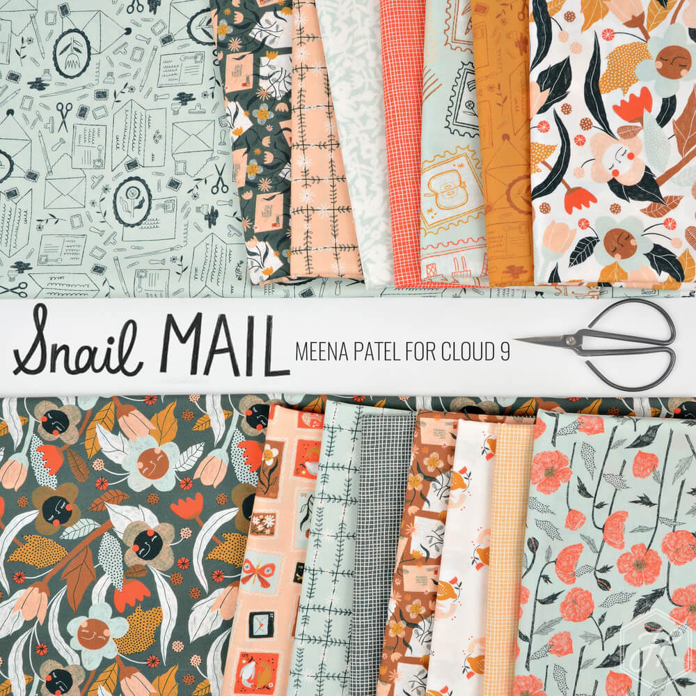 Snail Mail by Cloud9 - 5x5 Charm Pack (42 Squares)