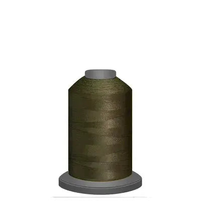 60455 Olive Drab Glide Polyester Thread - 1,100 yards Mini Spool - Linda's Electric Quilters