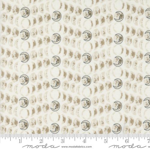 Starry Sky Mist Moon Phases Cotton 44"/45" Fabric Per Yard