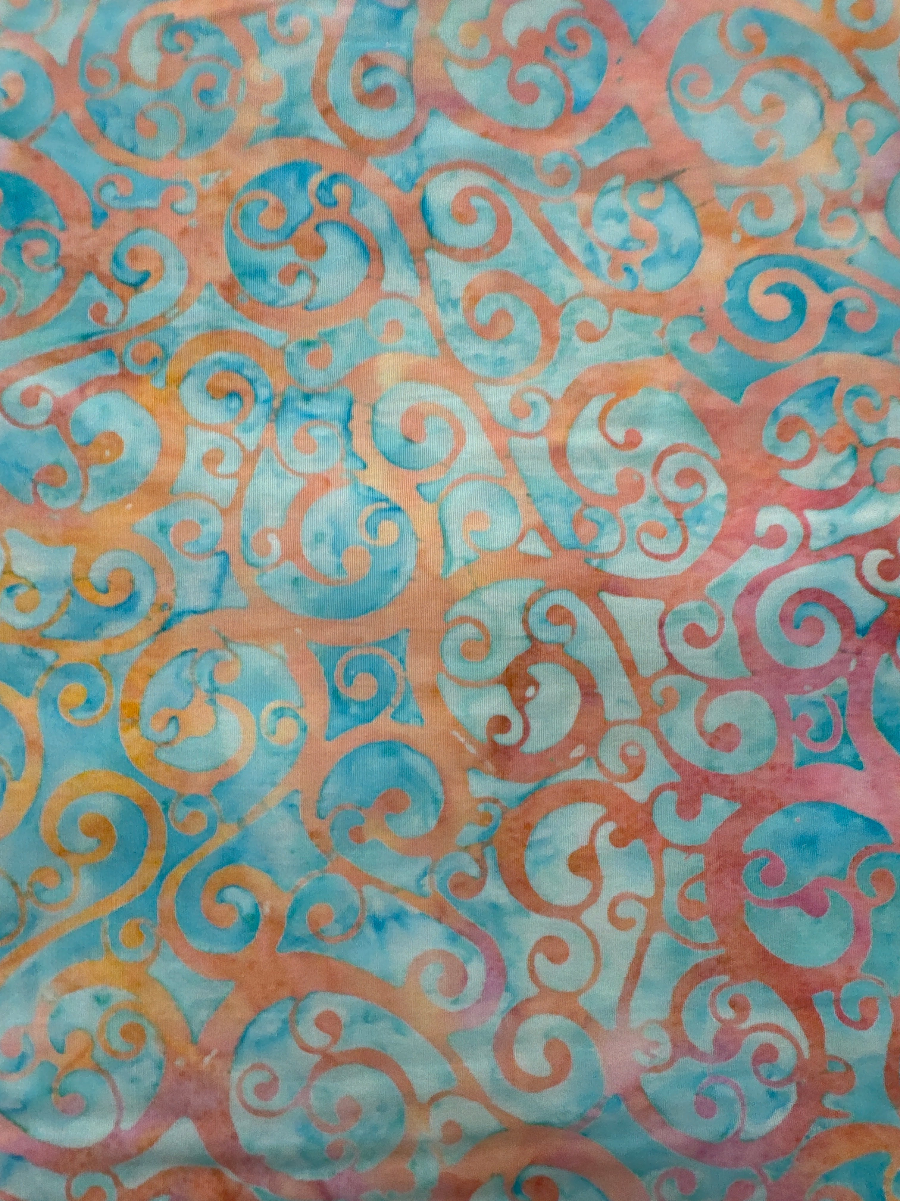 Graceful Turquoise blender quilting fabric by Robert Kaufman