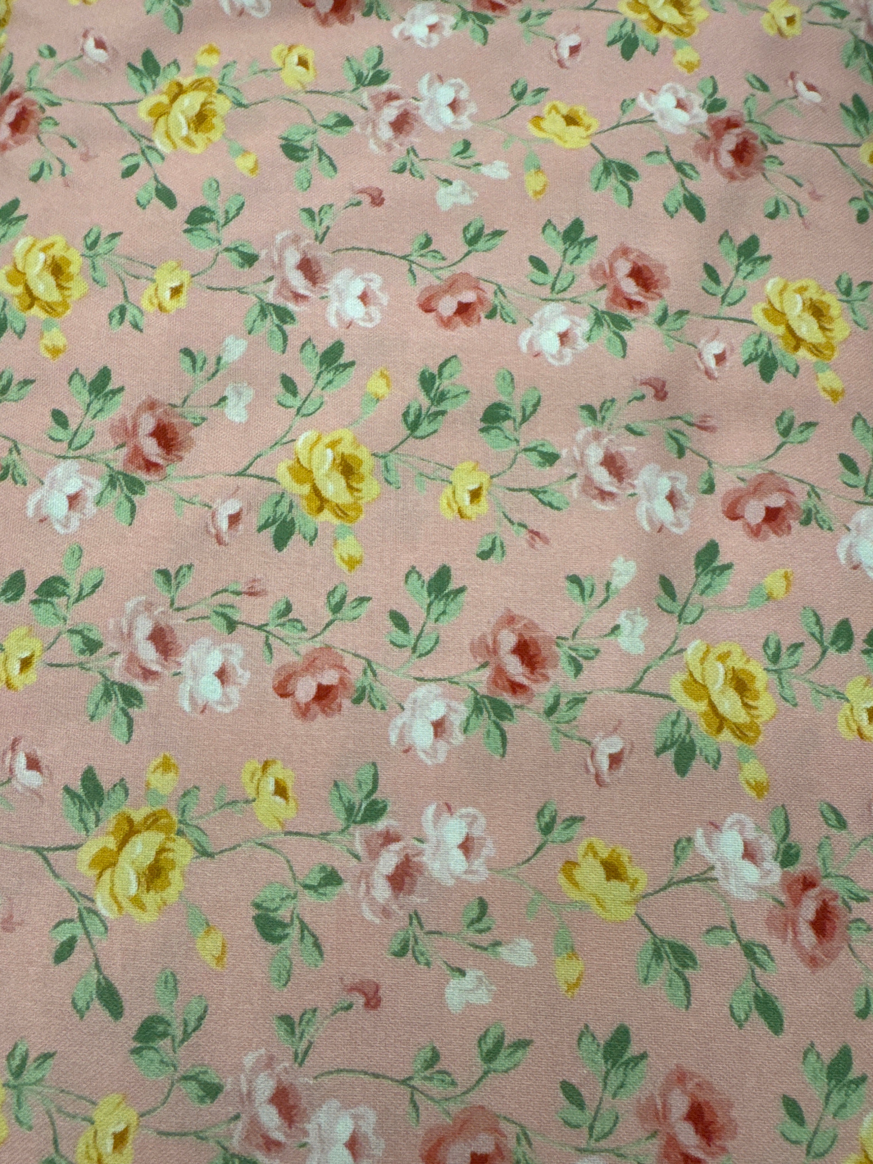 Laurel Pink Floral Stripe quilting fabric by Windham Fabrics