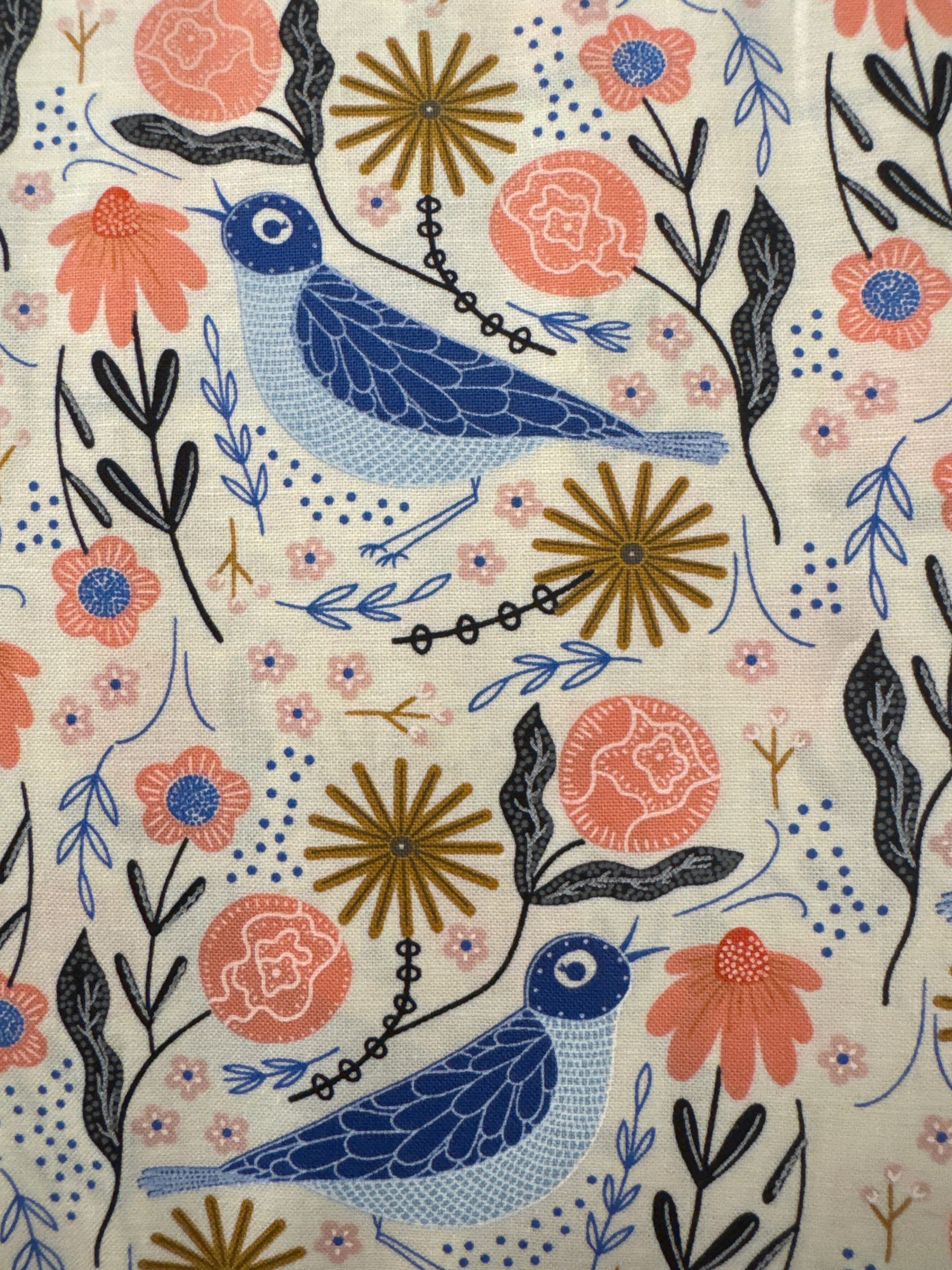Moda Birdsong main white