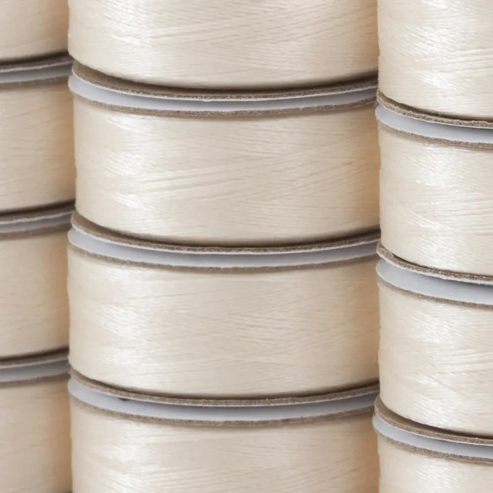 655 Off White Super Bobs Poly 12 Pack M-Style Superior Threads