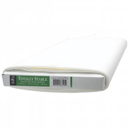 Totally Stable iron-on tear-away stabilizer, white 20 inch