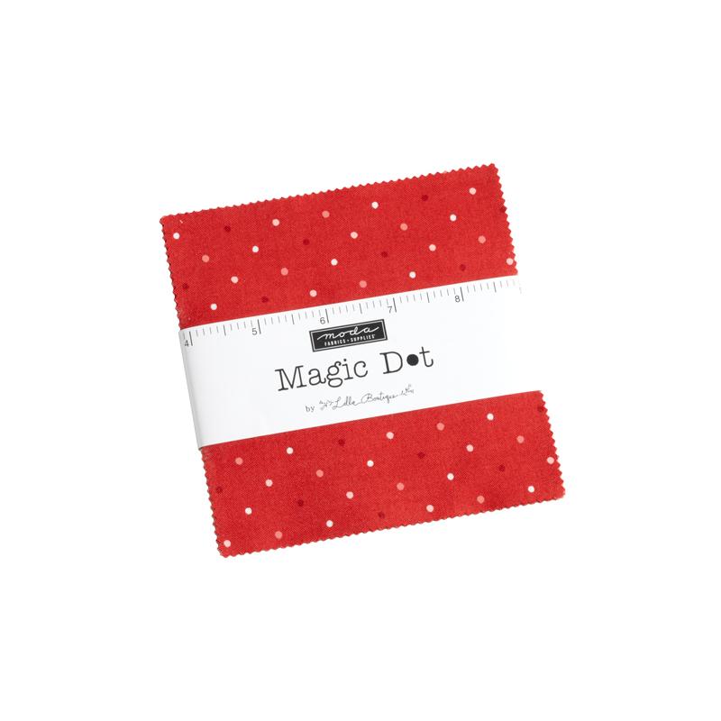 Moda Magic Dot charm pack of 42 five inch squares