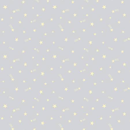 Wilmington Prints Gray Ditsy Stars quilting fabric — tiny stars on gray